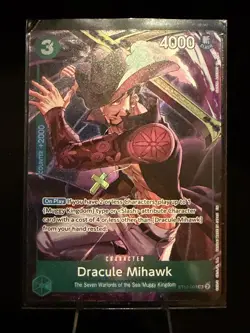 Dracule Mihawk (Illustration Box Vol.4) ST12-003 One Piece Promotion Cards Foil - Image 1