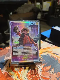 Monkey.D.Luffy ST26-005 Holo Foil One Piece TCG English Card Game Near Mint - Image 1