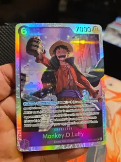 Monkey.D.Luffy ST26-005 Holo Foil One Piece TCG English Card Game Near Mint - Image 3