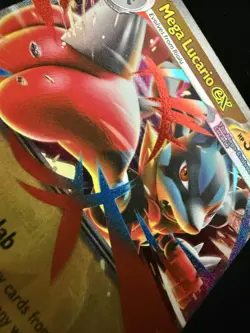 Mega Lucario ex 113/217 Ascended Heroes Double Rare Pokemon TCG Card NM - Image 4