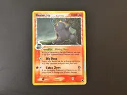 Heracross 3/101 Holo EX Dragon Frontiers Pokemon Card NM- Delta Species Rare - Image 1