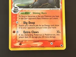 Heracross 3/101 Holo EX Dragon Frontiers Pokemon Card NM- Delta Species Rare - Image 4