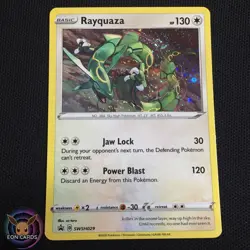 Rayquaza HOLO PROMO W/SWIRL SWSH029 (NM) Black Star PROMO Pokemon Cards A2 - Image 1