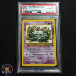 Mew Lily Pad #47 (PSA 10 GEM MINT) Black Star PROMO Pokemon Cards - Image 1
