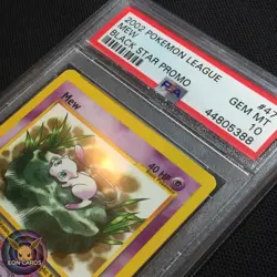 Mew Lily Pad #47 (PSA 10 GEM MINT) Black Star PROMO Pokemon Cards - Image 3