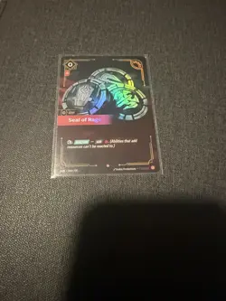 Riftbound TCG League Of Legends Origins Epic Seal of Rage 040/298 NM Card - Image 1