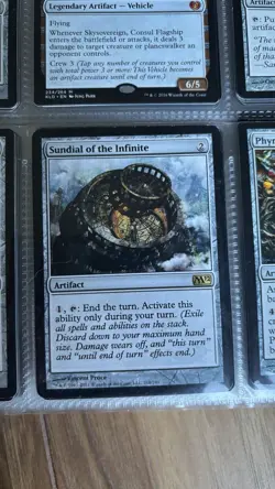 Magic the Gathering Sundial of the Infinite M12 Card - Image 1