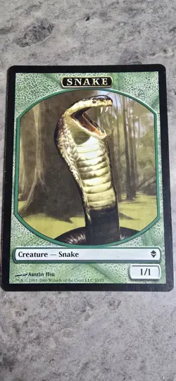 Snake Token Zendikar Regular MTG LP - Image 1