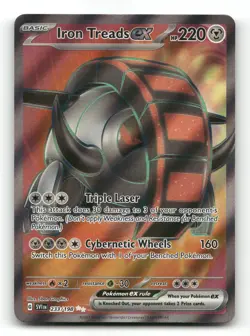 Iron Treads ex 233/198 - Scarlet & Violet - Pokemon Card NM/M - Image 1