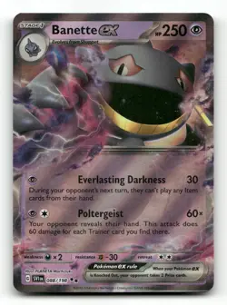 Banette ex 088/198 - Scarlet & Violet - Pokemon Card NM/M - Image 1