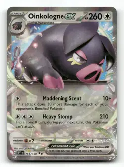 Oinkologne ex 158/198 - Scarlet & Violet - Pokemon Card NM/M - Image 1