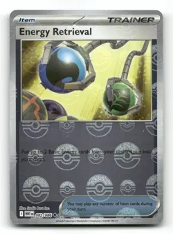 Energy Retrieval 171/198 Pokeball Holo - Scarlet & Violet - Pokemon Card NM/M - Image 1