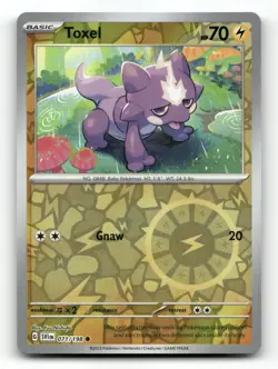 Toxel 071/198 - Scarlet & Violet Reverse Holo - Pokemon Card NM/M - Image 1
