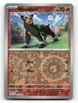 Houndour 033/198 - Scarlet & Violet Reverse Holo - Pokemon Card NM/M - Image 1