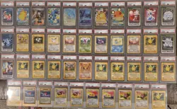 Lot of PSA Graded Pokemon 1st Edition Vintage Jungle Fossil Mint NM Full Art... - Image 1