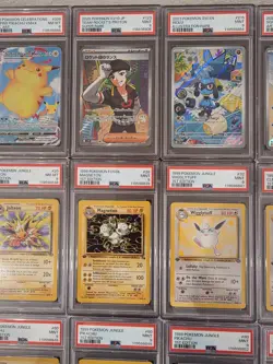 Lot of PSA Graded Pokemon 1st Edition Vintage Jungle Fossil Mint NM Full Art... - Image 3