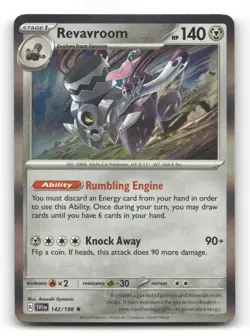 Revavroom 142/198 - Scarlet & Violet Holo - Pokemon Card NM/M - Image 1