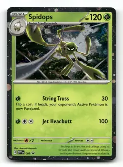 Spidops 009 - Scarlet & Violet Promo - Pokemon Card NM/M - Image 1