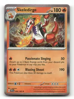 Skeledirge 038/198 - Scarlet & Violet Holo - Pokemon Card NM/M - Image 1