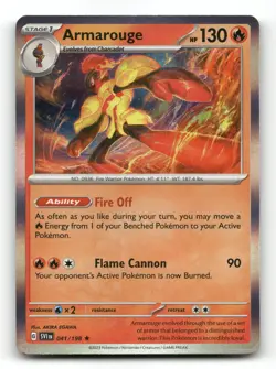 Armarouge 041/198 - Scarlet & Violet Holo - Pokemon Card NM/M - Image 1