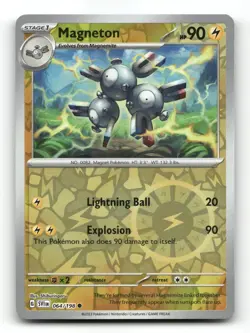 Magneton 064/198 - Scarlet & Violet Reverse Holo - Pokemon Card NM/M - Image 1