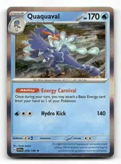 Quaquaval 054/198 - Scarlet & Violet Holo - Pokemon Card NM/M - Image 1
