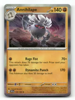 Annihilape 109/198 - Scarlet & Violet Holo - Pokemon Card NM/M - Image 1