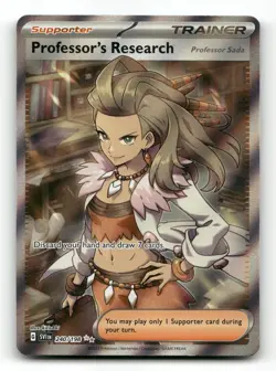 Professor's Research (Professor Sada) 240/198 - Scarlet & Violet - Pokemon NM/M - Image 1