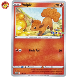 Vulpix Promo 234/S-P Toys Kingdom Exclusive Stamp Pokemon Indonesia - Image 1