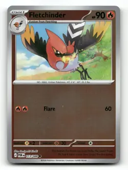 Fletchinder 013/088 - Perfect Order Reverse Holo - Pokemon Card NM/M - Image 1