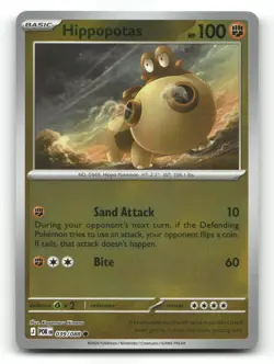 Hippopotas 039/088 - Perfect Order Reverse Holo - Pokemon Card NM/M - Image 1