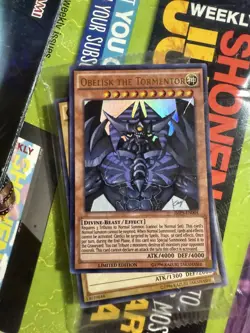 2017 Shonen Jump Sealed Obelisk The Tormentor Yugioh Egyptian God SEALED CLEAN - Image 2