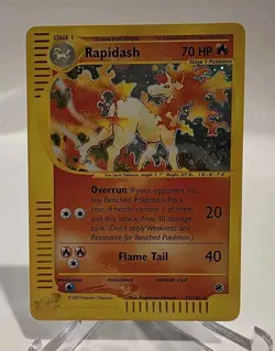 2002 RAPIDASH 26/165 EXPEDITION HOLO POKEMON TCG LIGHTLY PLAYED - Image 1