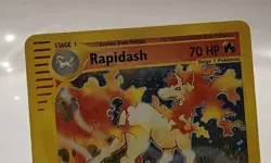 2002 RAPIDASH 26/165 EXPEDITION HOLO POKEMON TCG LIGHTLY PLAYED - Image 2