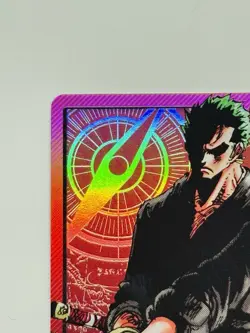Roronoa Zoro OP01-001 Gold Text One Piece LECAFIG Promo Japanese Near Mint #70 - Image 3