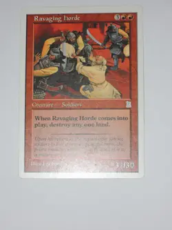 MtG - Ravaging Horde - Portal: Three Kingdoms - (PTK) - NM - Card 1 - Image 1