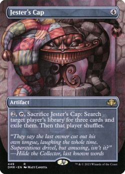 MTG Jester's Cap (Borderless) – Dominaria Remastered Card # 449 - NM - Image 1