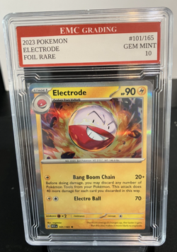ELECTRODE 2023 HOLO FOIL #101/165 Pokemon RARE Card GRADED 10 MINT - Image 1