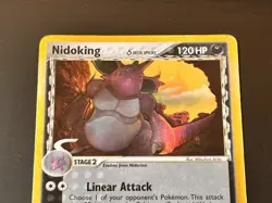 Nidoking Delta Species 6/101 Holo Rare EX Dragon Frontiers MP Pokemon Card - Image 3