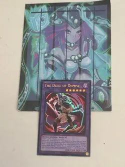 Yugioh 1x The Duke of Demise Ultra Rare MZTM-EN033 Maze of the Master 1st Ed NM - Image 1