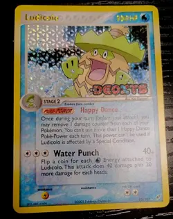 Ludicolo 19/107 Deoxys STAMPED Reverse Holo Rare Pokemon Card - Image 1