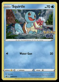 Pokemon Cards Squirtle SWSH233 COSMOS HOLO Sword & Shield Promo Holo Promo NM - Image 1