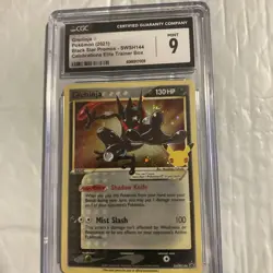 CGC 9 MINT Greninja Gold Star 2021 Black Star Promos SWSH144 Holo Pokemon Card - Image 3