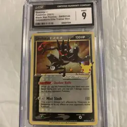 CGC 9 MINT Greninja Gold Star 2021 Black Star Promos SWSH144 Holo Pokemon Card - Image 4