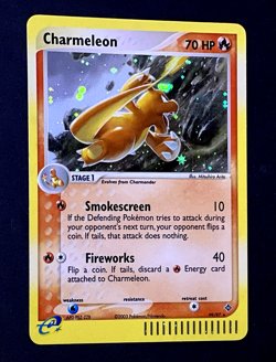 2003 Pokemon CHARMELEON Ex Dragon SECRET RARE Holo e-Reader Edition Card 99/97 - Image 2