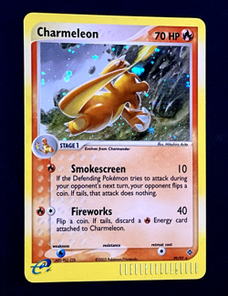 2003 Pokemon CHARMELEON Ex Dragon SECRET RARE Holo e-Reader Edition Card 99/97 - Image 3