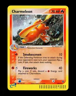 2003 Pokemon CHARMELEON Ex Dragon SECRET RARE Holo e-Reader Edition Card 99/97 - Image 4