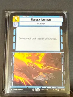 Nebula Ignition Star Wars Unlimited SWU 80/262 JTL Legendary Near Mint Card - Image 1