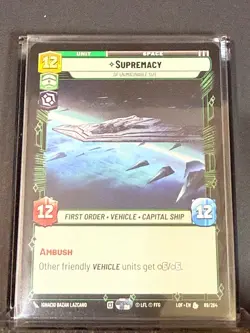 Supremacy Star Wars Unlimited SWU 89/264 LOF Legendary Near Mint Card - Image 1