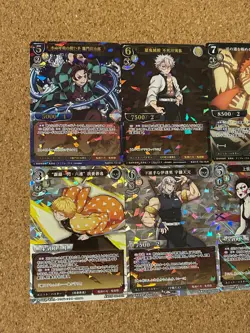 DEMON SLAYER build divide card Holo Foil anime card 10 set - Image 2